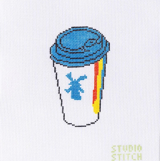 Dutch Bros Cup Needlepoint Canvas