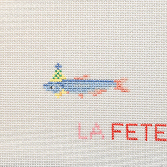 Party Animals - Sardine Needlepoint Canvas