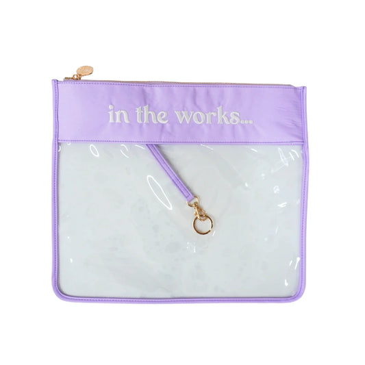 In the Works Project Bag - Lavender