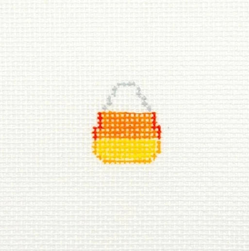 Mini Candy Corn Needlepoint Canvas