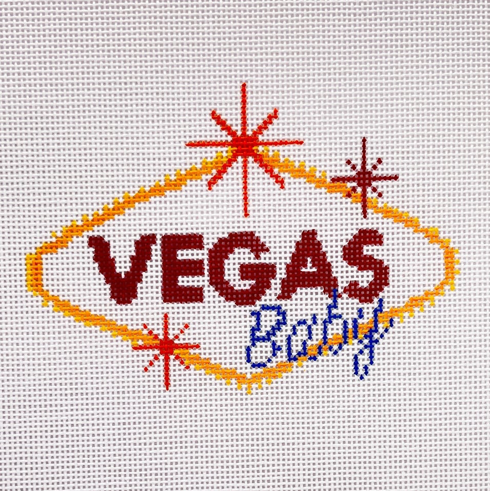 Vegas Baby Needlepoint Canvas