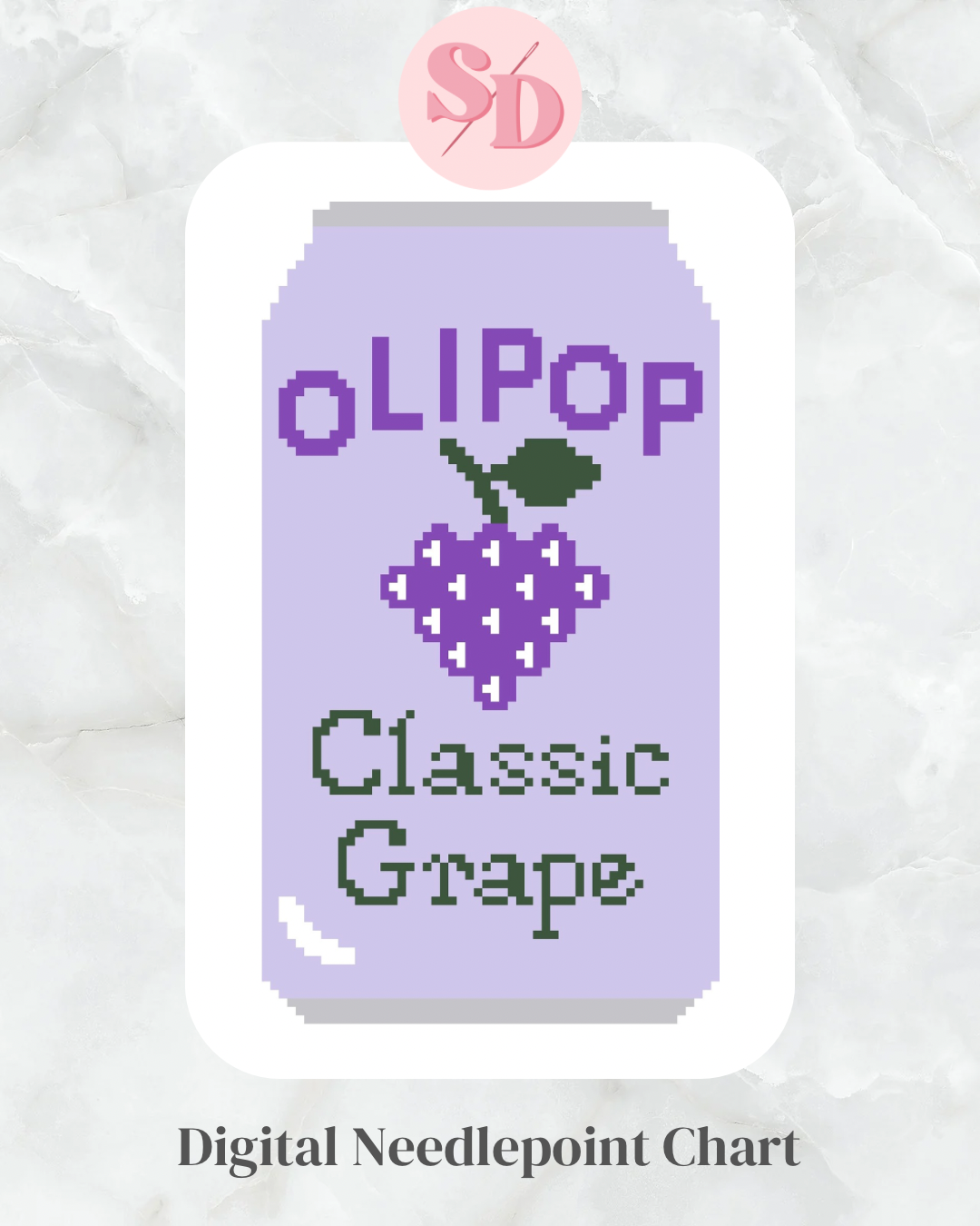 Classic Grape Soda Digital Chart โ Solo Daughter Stitchery