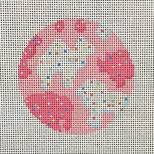 Animal Crackers Round 13 Mesh Needlepoint Canvas