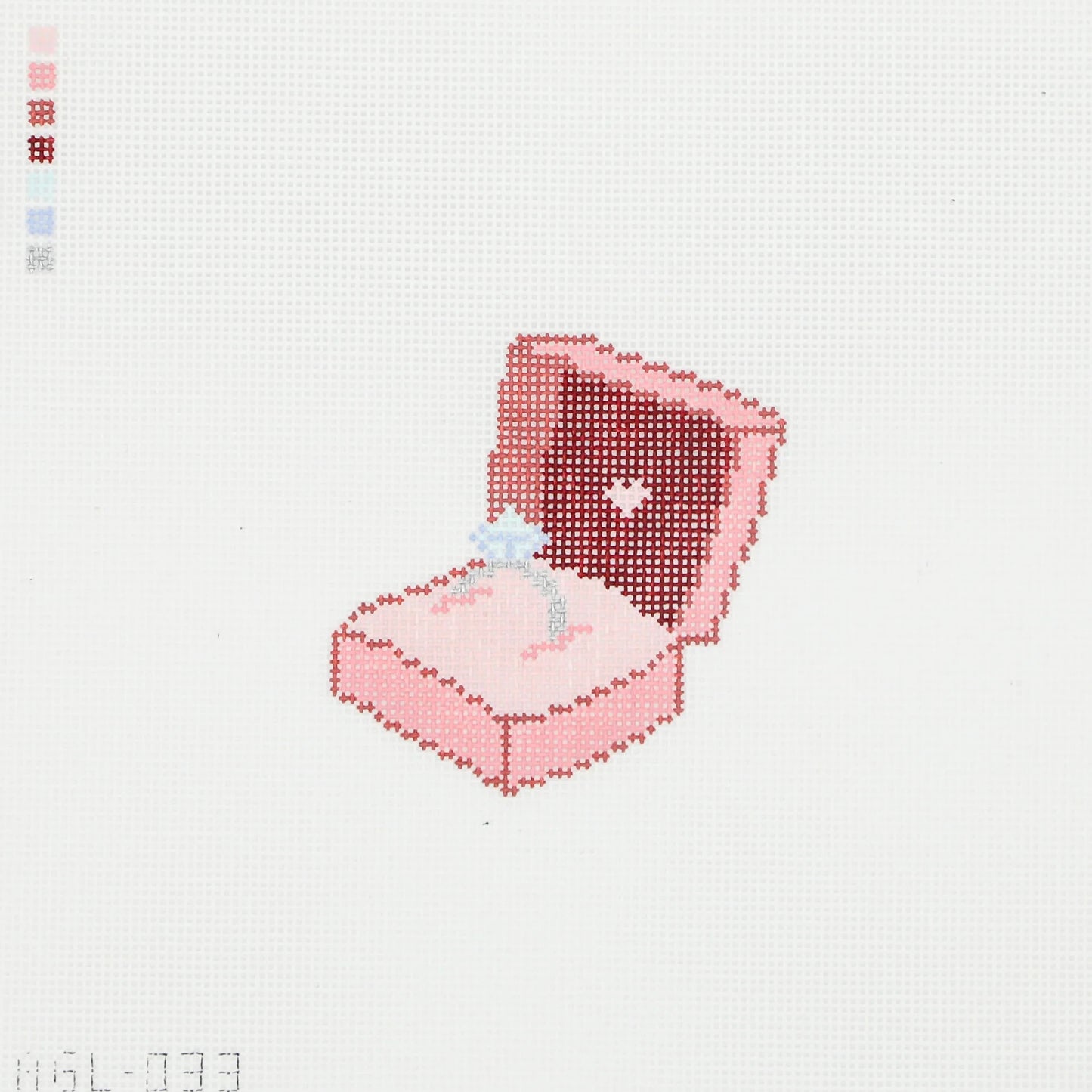 Engagement Ring Box Needlepoint Canvas