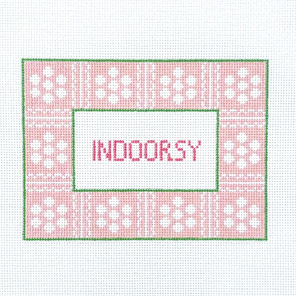 Indoorsy Needlepoint Canvas