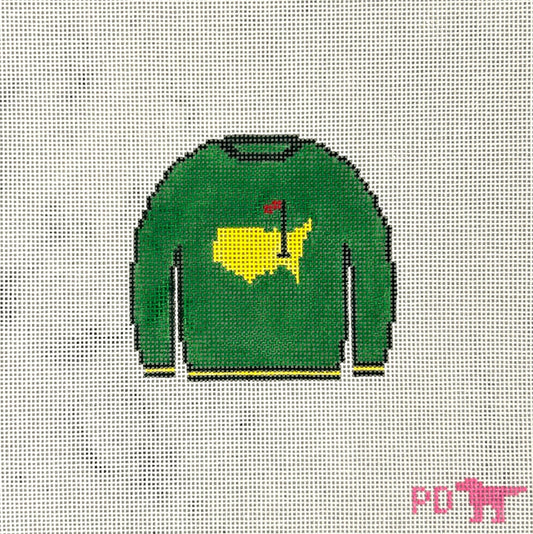 Master's Sweater Needlepoint Canvas