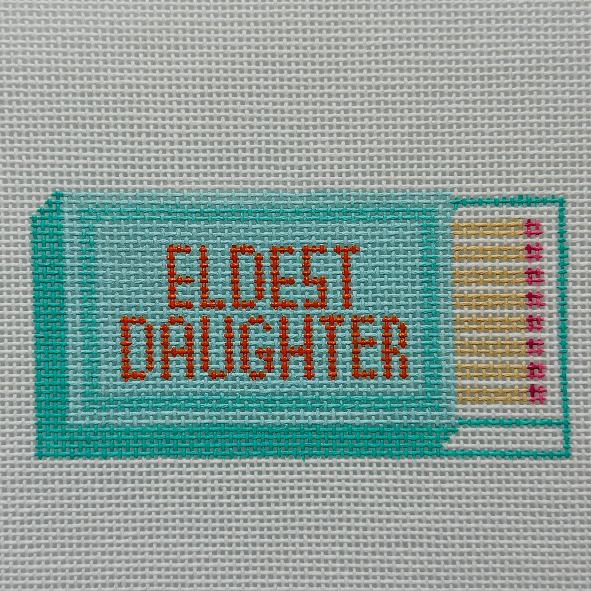Eldest Daughter Matchbox Needlepoint Canvas
