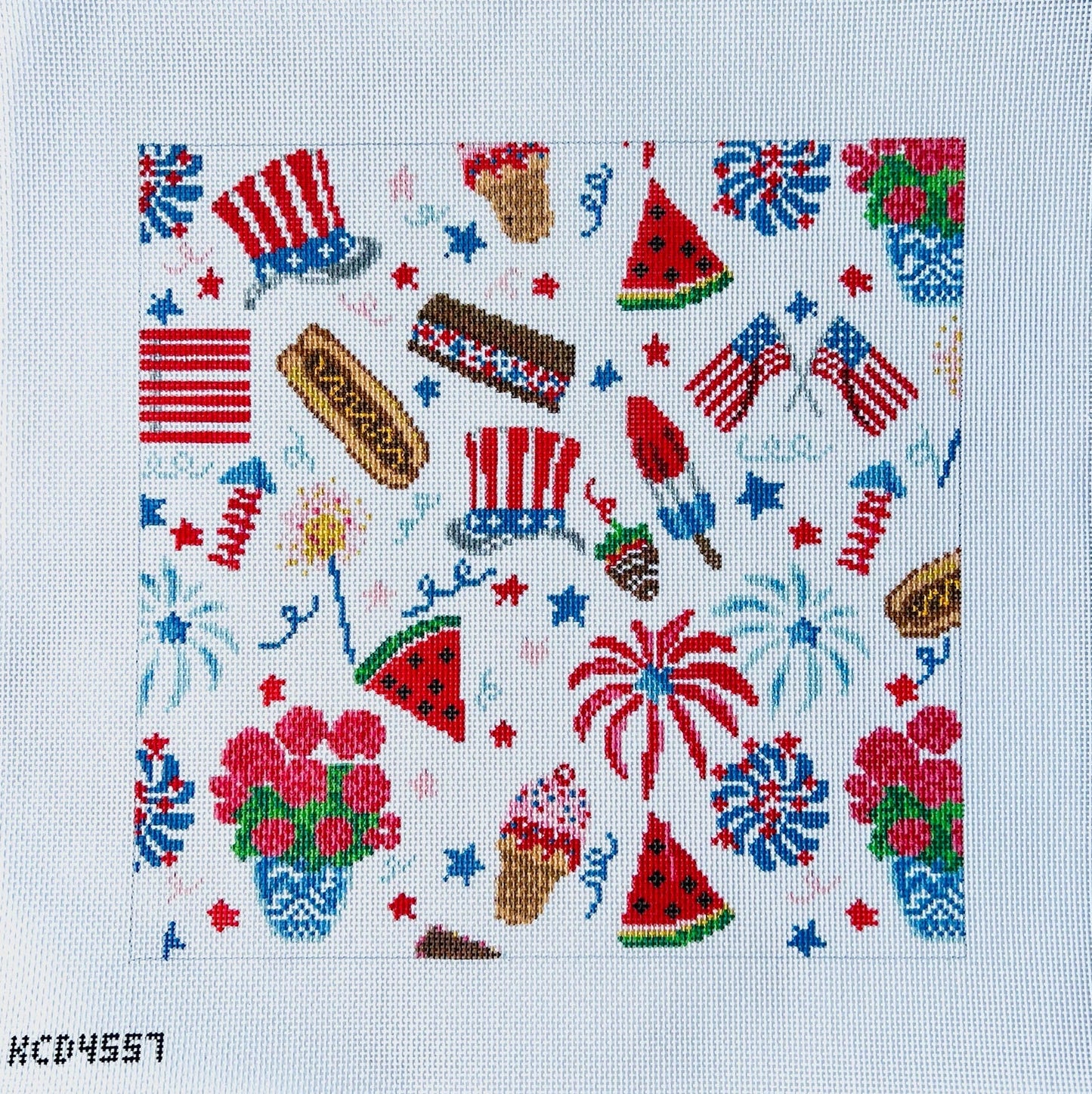 Fourth of July Needlepoint Canvas