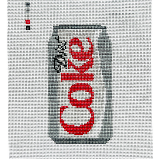 Diet Coke Needlepoint Canvas