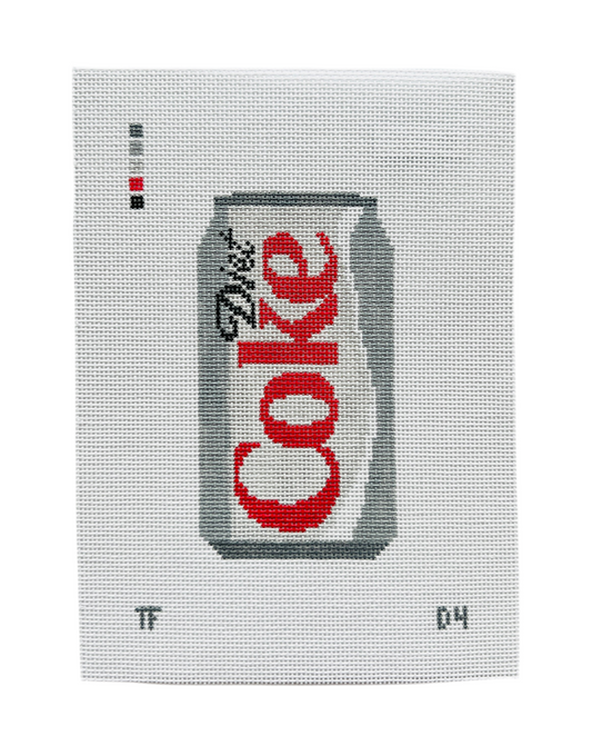Diet Coke Needlepoint Canvas