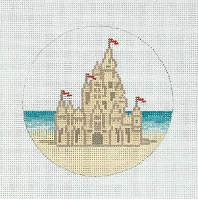 Sand Castle Needlepoint Canvas