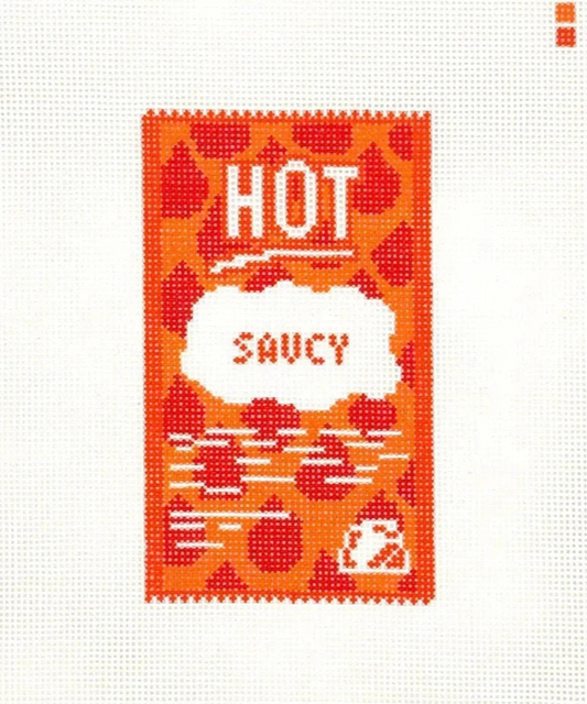 Hot Sauce Needlepoint Canvas