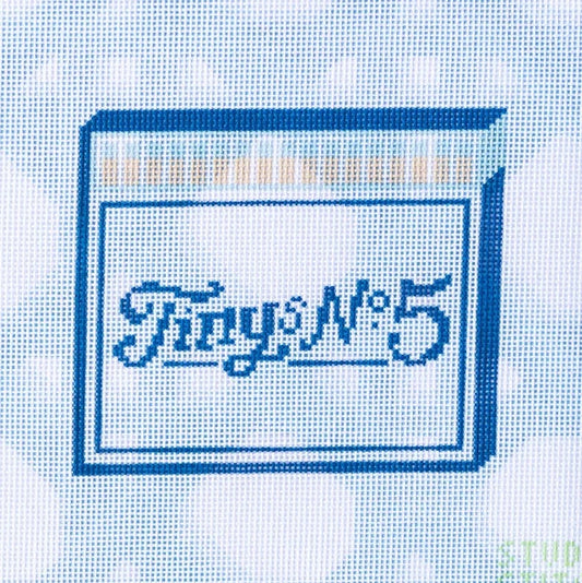 Tiny’s No. 5 Matchbox Needlepoint Canvas