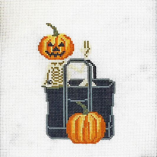 Jack-O-Tote Boat Tote Needlepoint Canvas