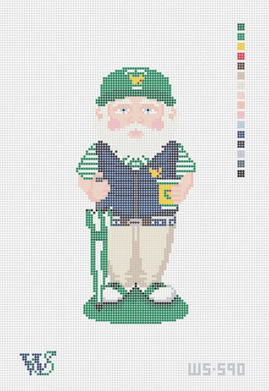 The Unfazed Patron Needlepoint Canvas