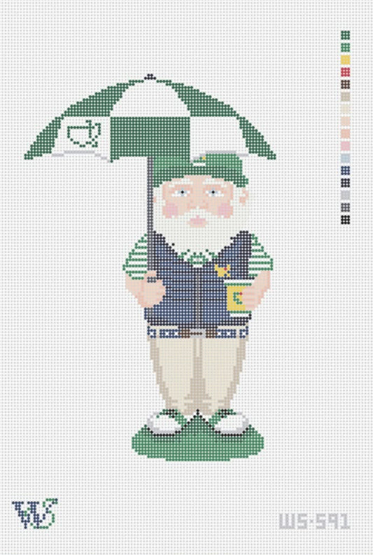 The Rain or Shine Patron Needlepoint Canvas
