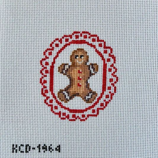 Gingerbread man Needlepoint Canvas