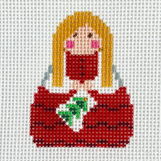 Bauble Stocking Stitch-It Angel Needlepoint Canvas