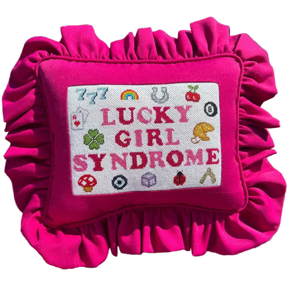 Lucky Girl Syndrome Needlepoint Canvas