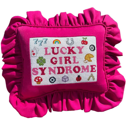 Lucky Girl Syndrome Needlepoint Canvas