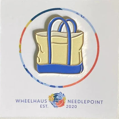 Periwinkle Boat Tote Needle Minder