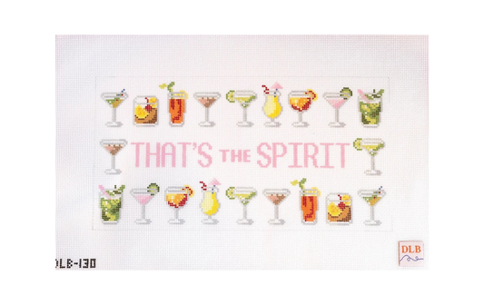 That's The Spirit Needlepoint Canvas