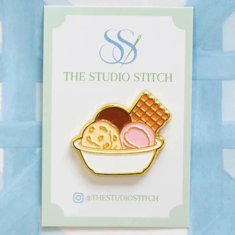Ice Cream Trio Needle Minder