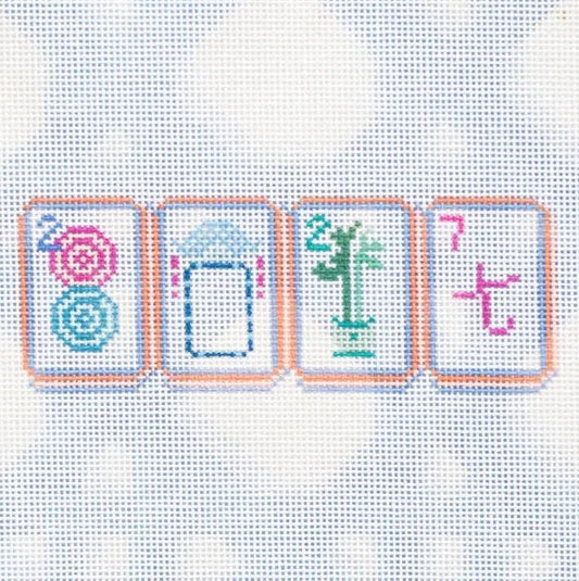 2027 Mahjong Tiles Needlepoint Canvas