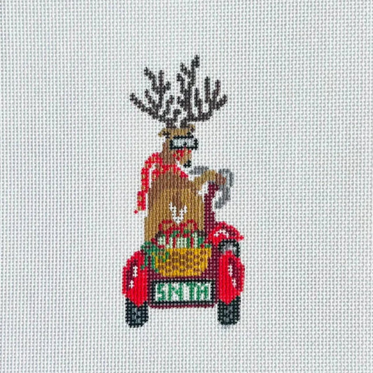 Dolce Vita Reindeer Needlepoint Canvas