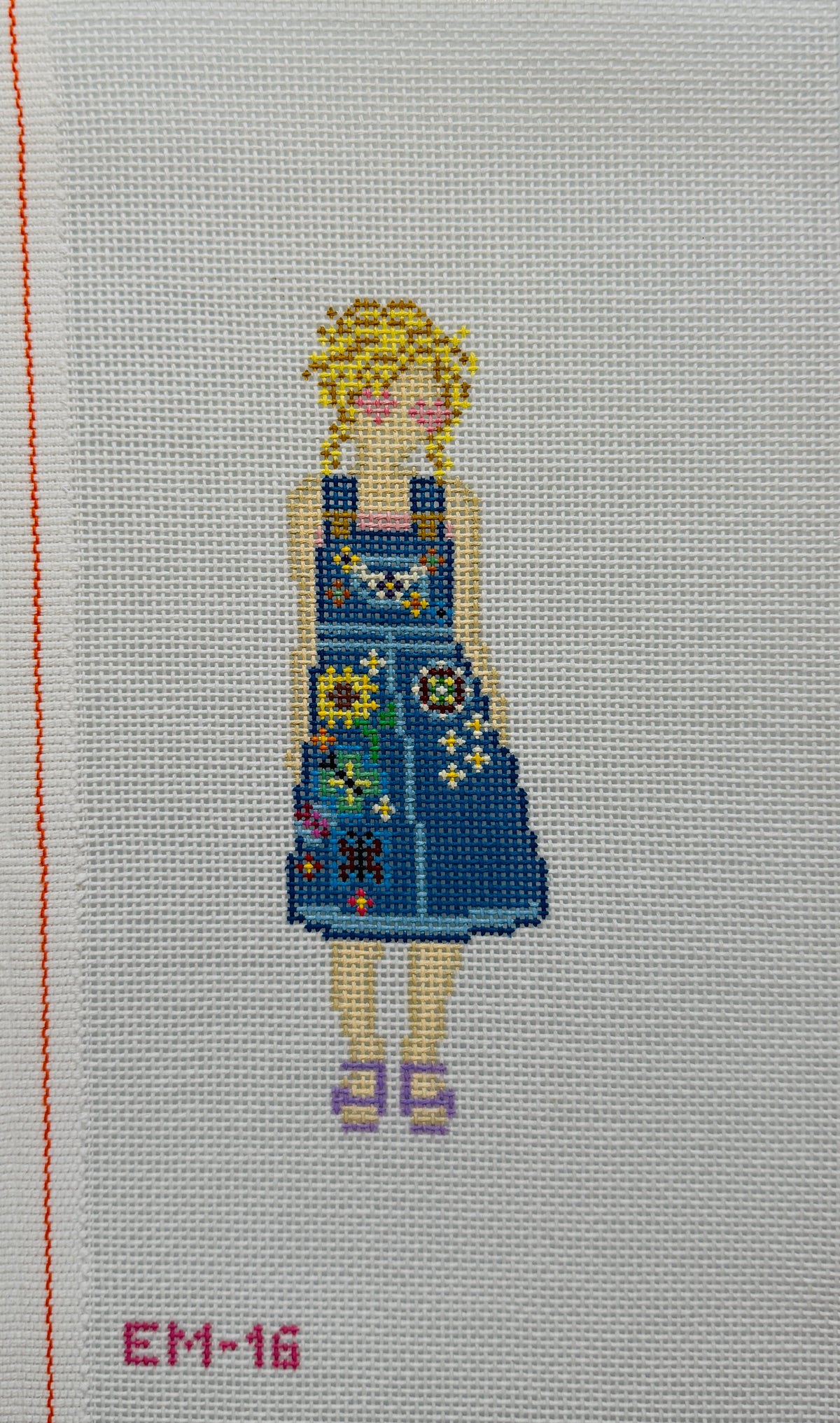 Uptown Girl Needlepoint Canvas
