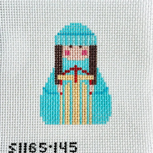 Sled Stitch-It Angel Needlepoint Canvas