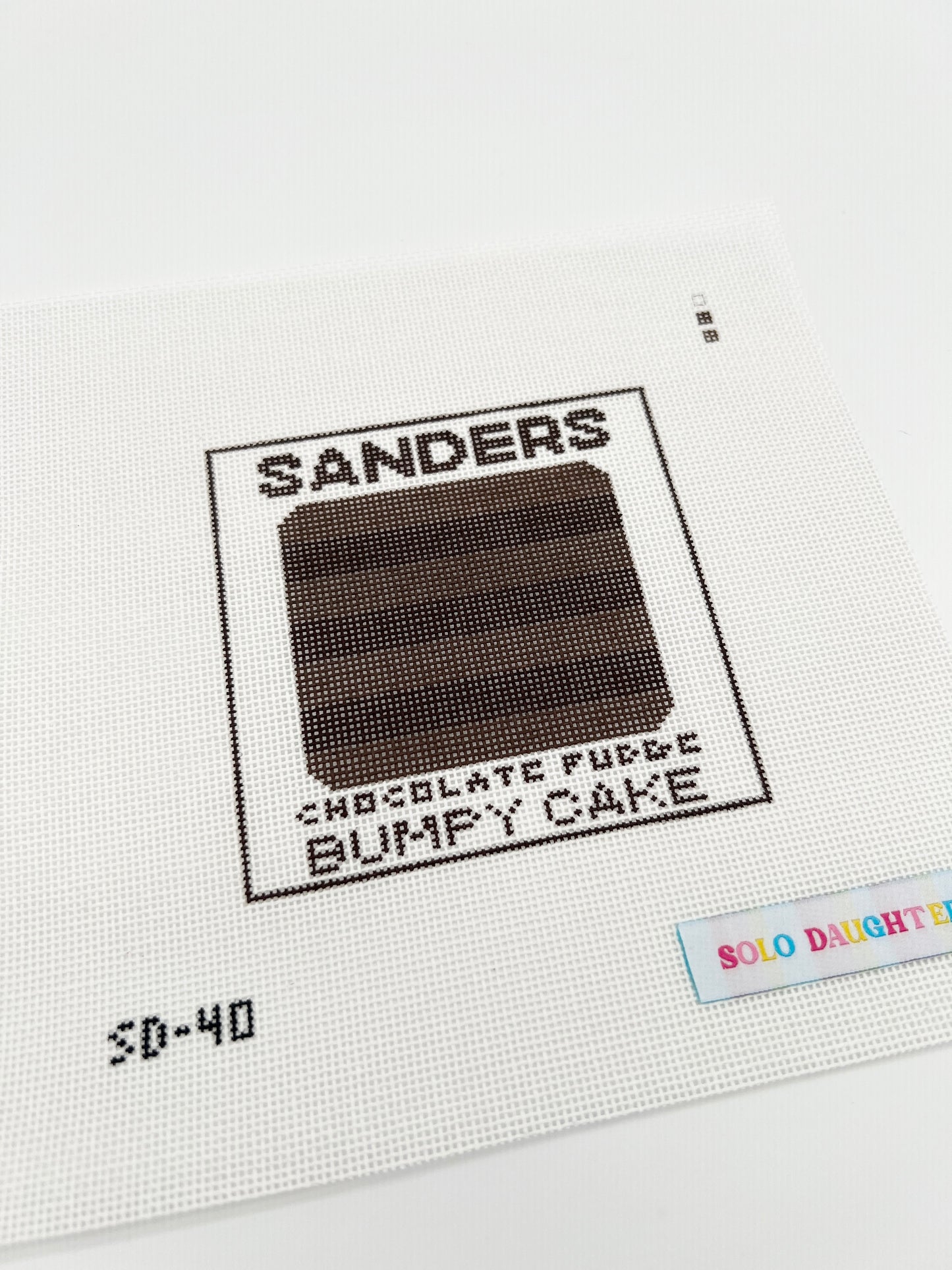 Bumpy Cake Needlepoint Canvas