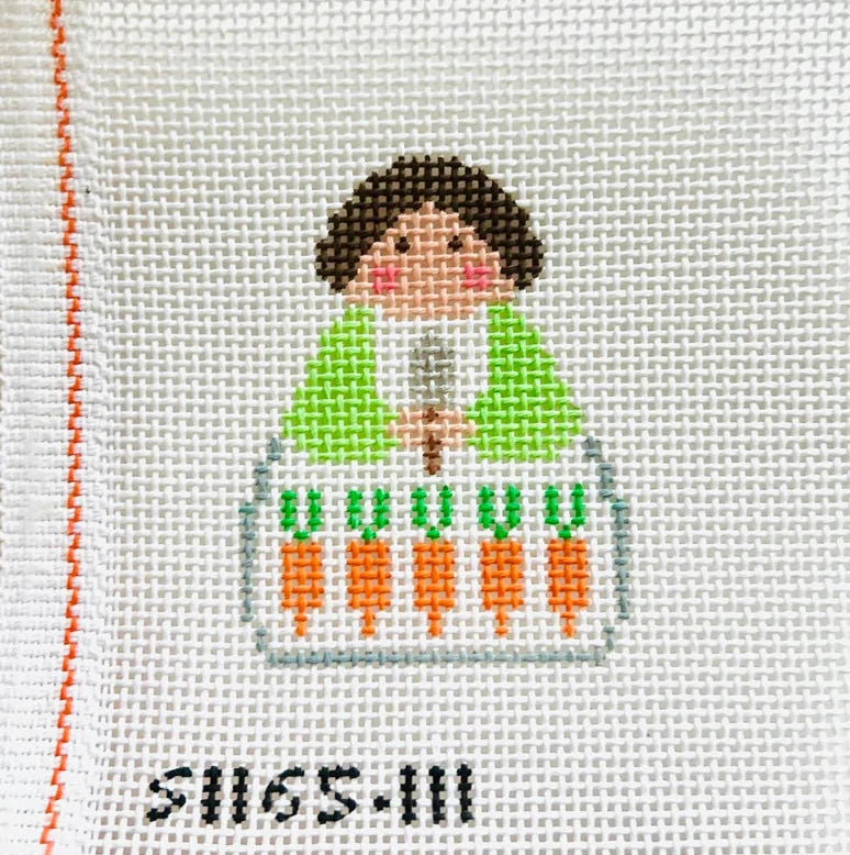 Gardening Stitch-It Angel Needlepoint Canvas