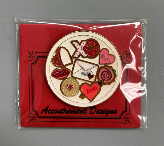 Valentines Cookies Round Needle Minder