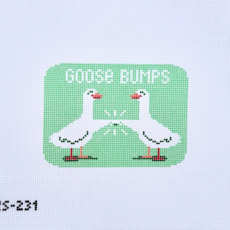 Goose Bumps Needlepoint Canvas
