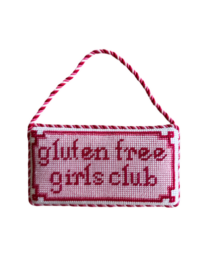 Gluten Free Girls Club Needlepoint Canvas