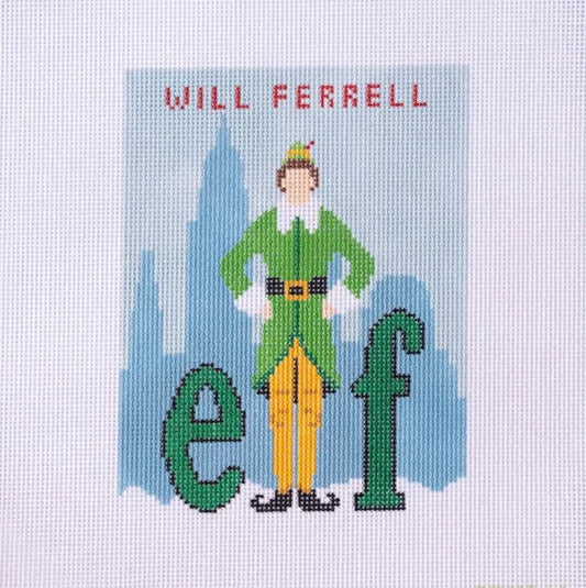 Elf Movie Cover Needlepoint Canvas