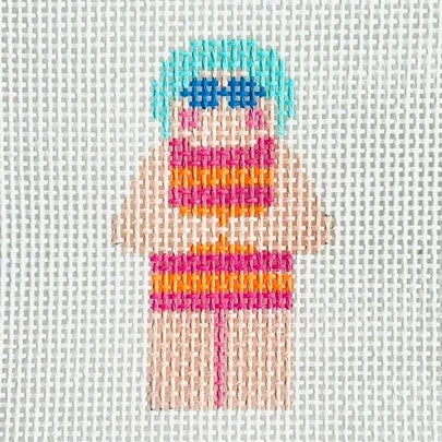 Swimmer Stitch-It Angel Needlepoint Canvas