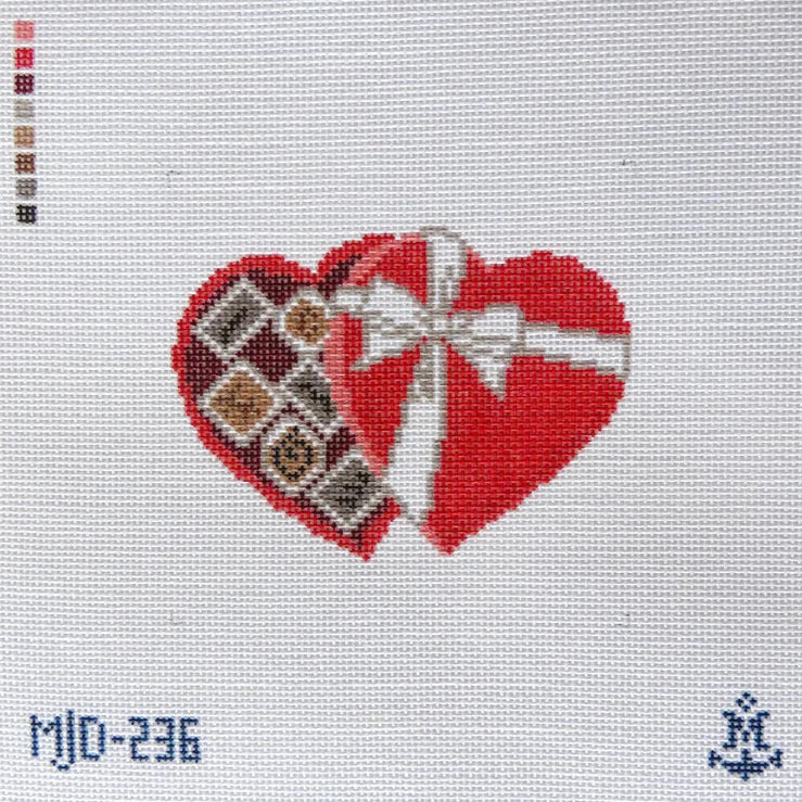 Box of Chocolates Needlepoint Canvas