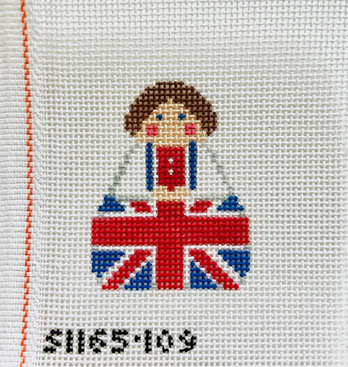 British Stitch-It Angel Needlepoint Canvas