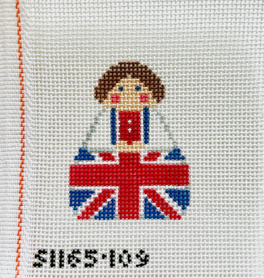 British Stitch-It Angel Needlepoint Canvas