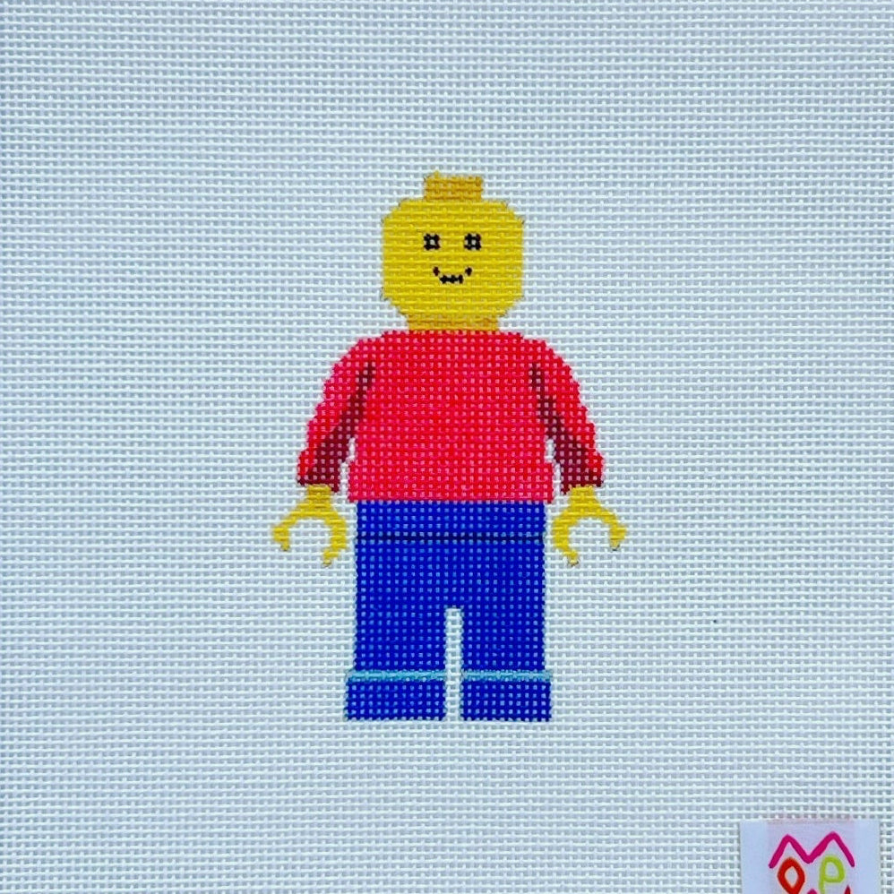 Brick Man Needlepoint Canvas