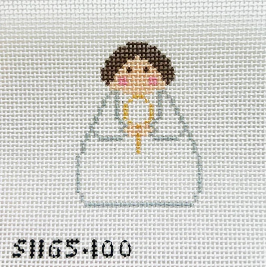 Tennis Stitch-It Angel Needlepoint Canvas