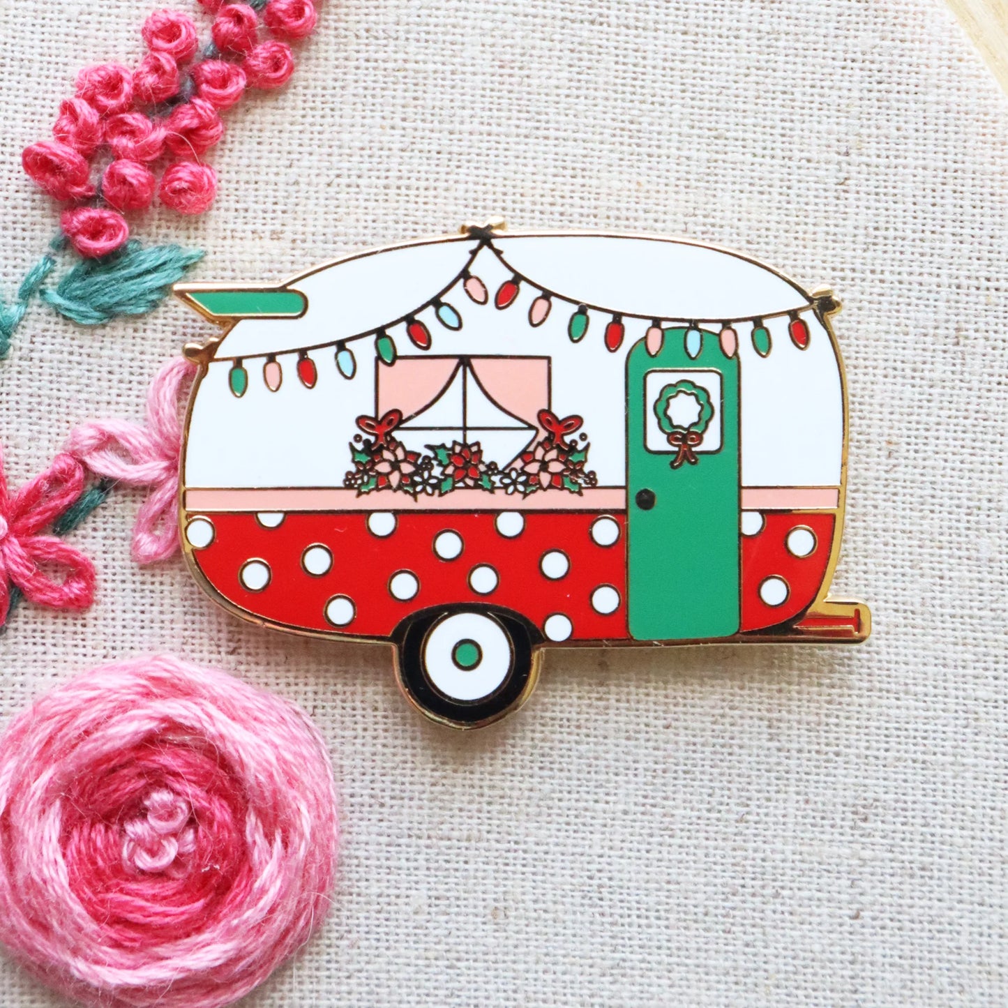 Christmas Camper Needle Minder