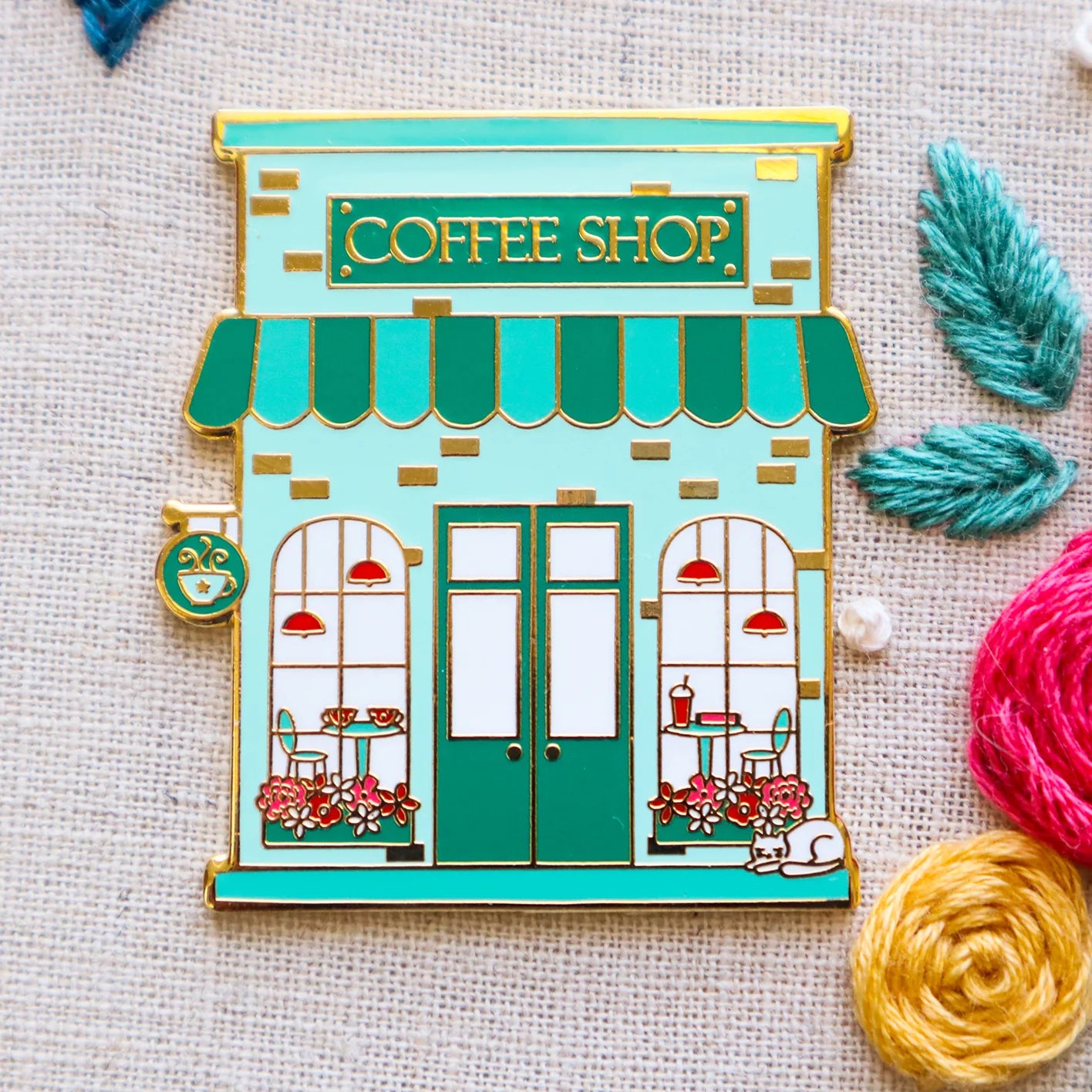 Coffee Shop Needle Minder