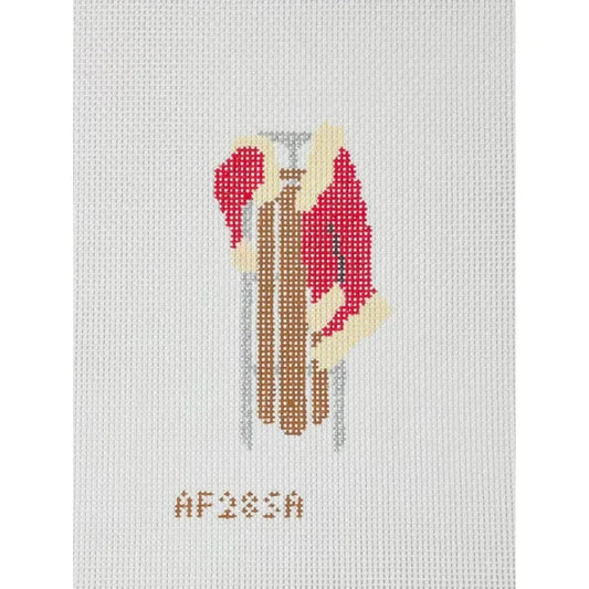 Santa Sled Needlepoint Canvas