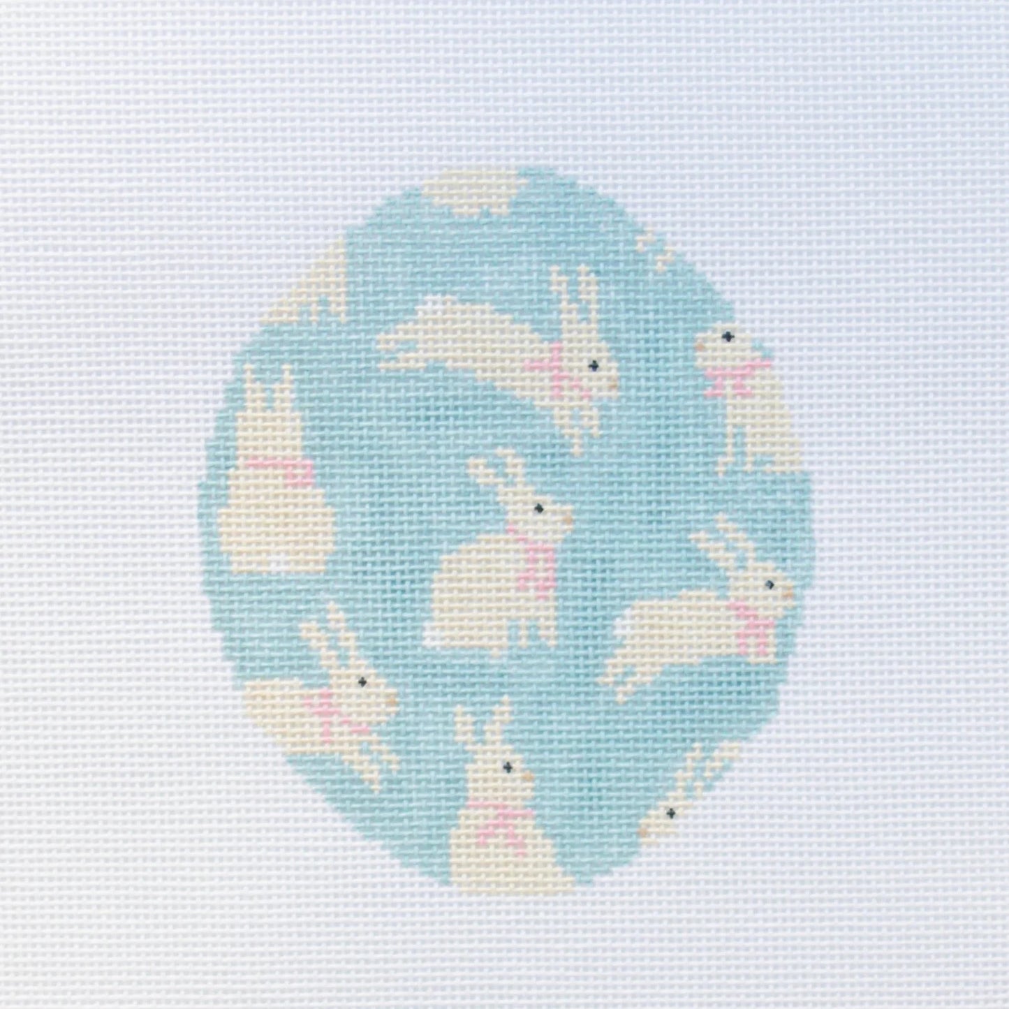 Bouncing Bunnies Needlepoint Canvas