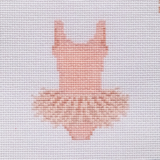 Pink Leotard & Tutu Needlepoint Canvas