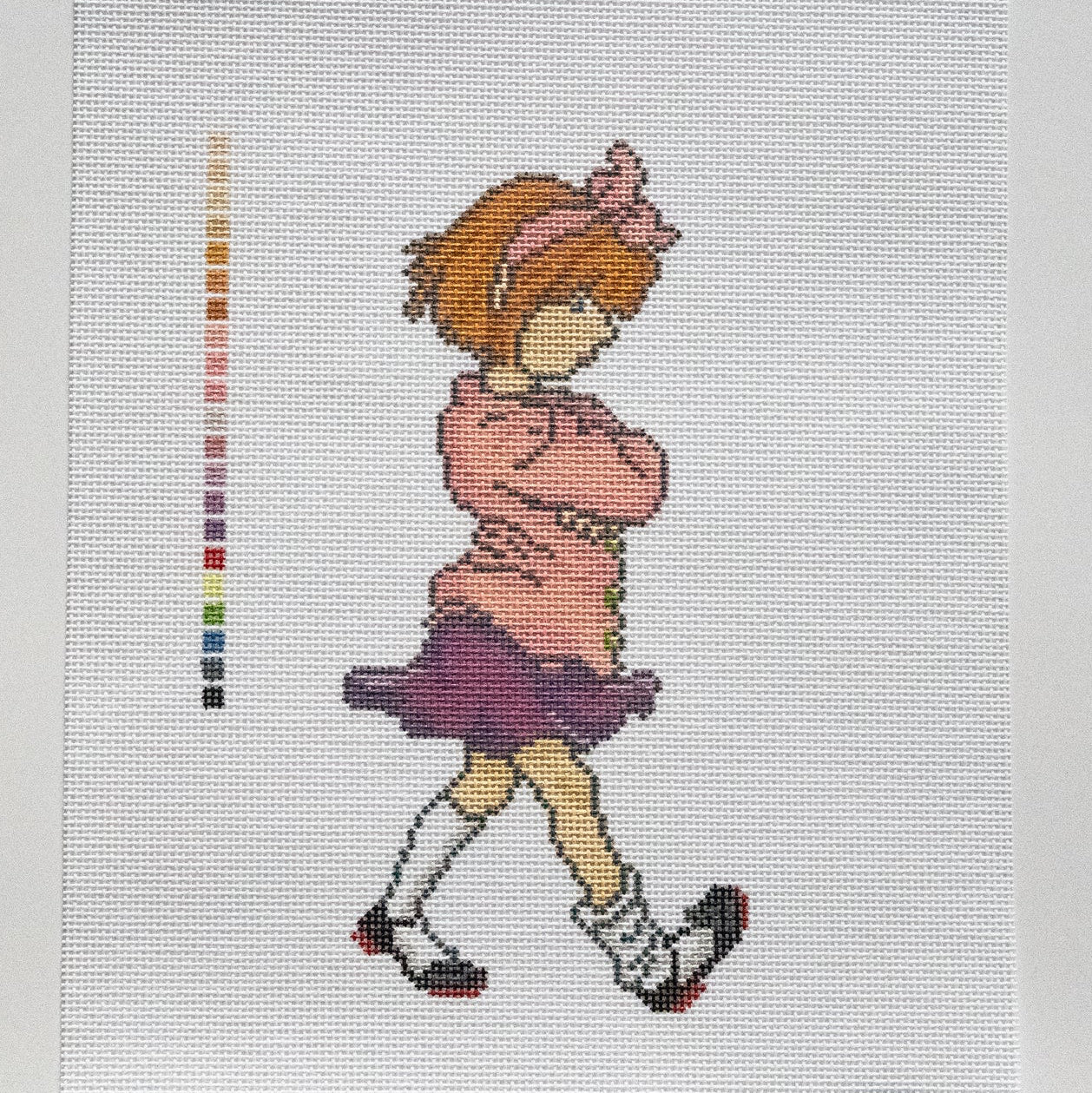 Large Junie B. Needlepoint Canvas