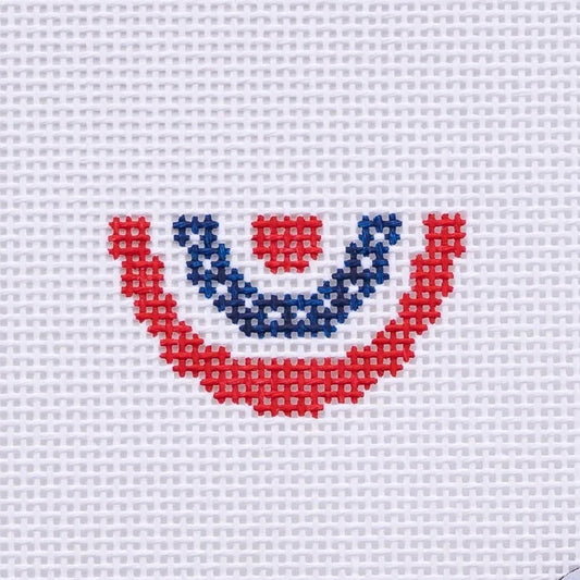Mini Bunting Needlepoint Canvas
